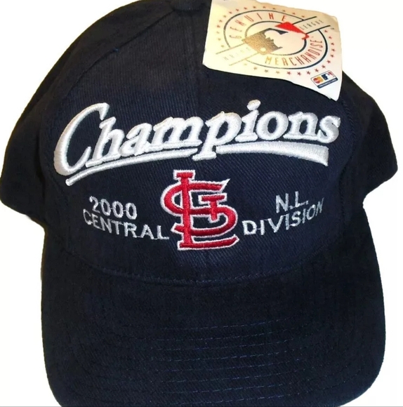 St. Louis Cardinals Vintage 2000 Central NL Division Champions Snapback hat New - Picture 1 of 4